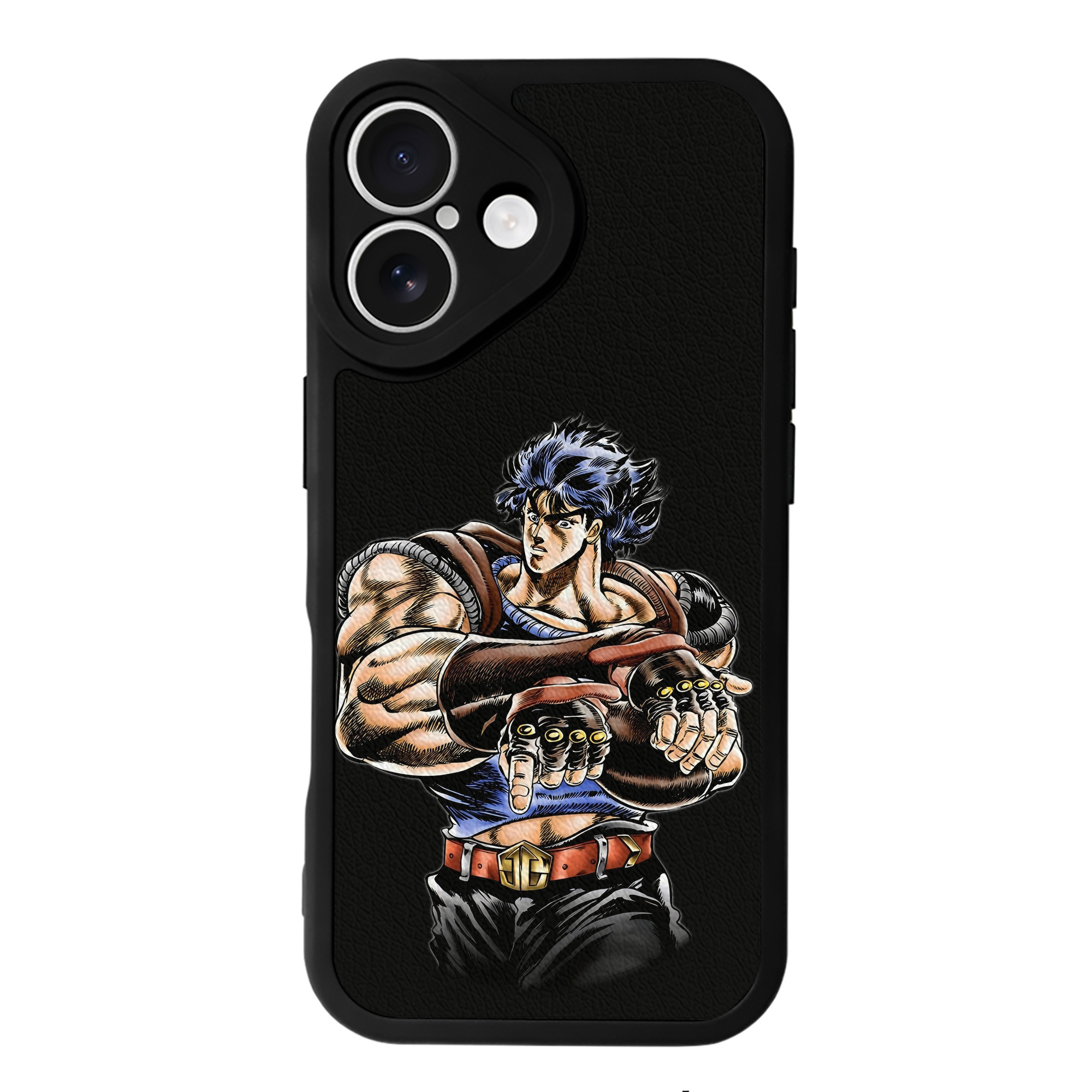 （画像用） ジョジョの奇妙な冒険 /ジョナサン?ジョースター JoJo's Bizarre Adventure Jonathan Joestar 【iPhone 16シリーズ対応】シリコンスマホケース（レザー調） 材質：シリコン